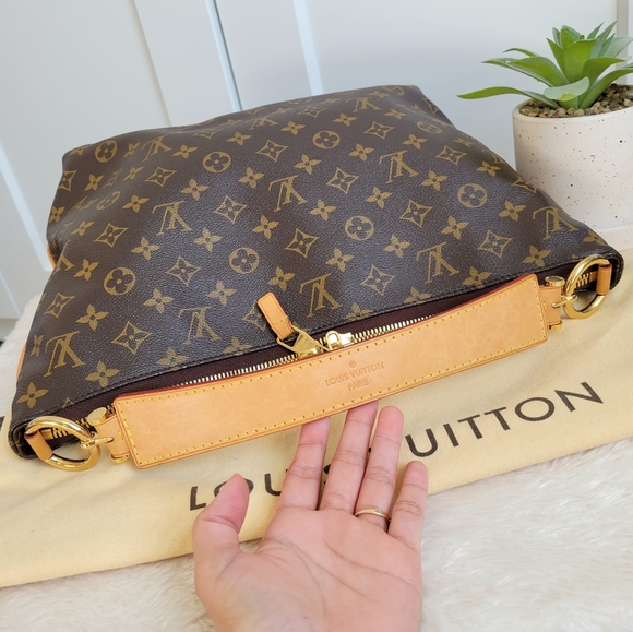 💕Authentic Louis Vuitton Hobo Bag SULLY PM Monogram "Very Rare & Discontinued" - Picture 6 of 16